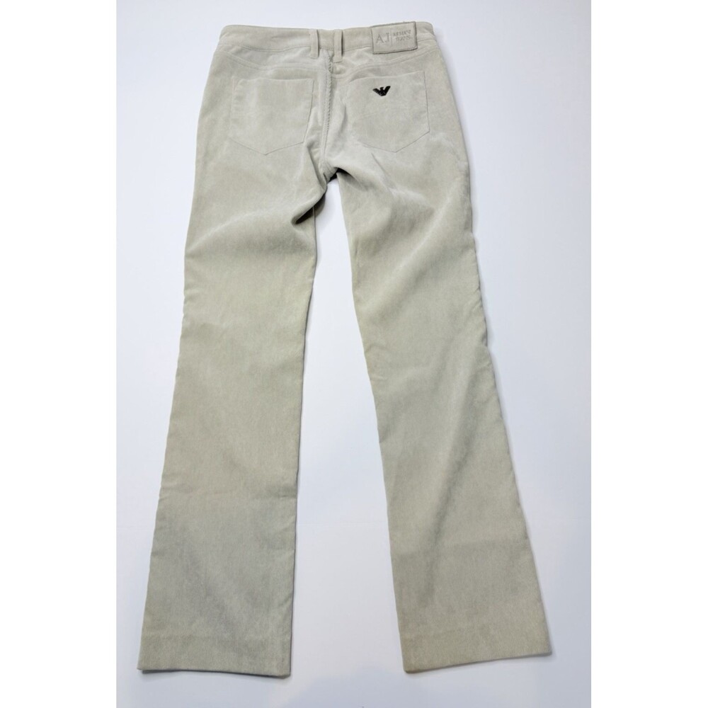 Armani Jeans Womens 27 Gray Corduroy Pants Bootcut Stretch Designer Italy 28x30 - Picture 2 of 13